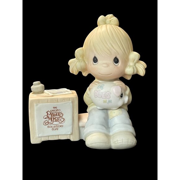1983 Precious Moments Join in on the Blessing Porcelain Figurine Collectors Club - Picture 1 of 7